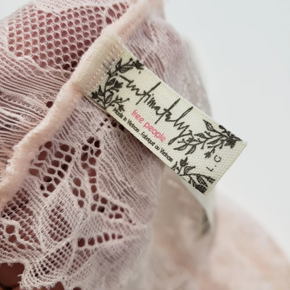 Free People Lace Bralette - Light Pink